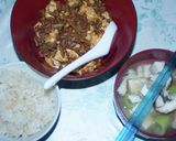 大豆と玄米のベジミンチ麻婆豆腐作り方8写真