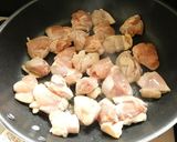 鶏肉とフライドポテトの味噌ダレ焼き作り方4写真