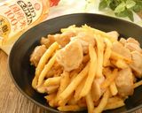 鶏肉とフライドポテトの味噌ダレ焼き作り方6写真