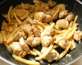 鶏肉とフライドポテトの味噌ダレ焼き作り方5写真