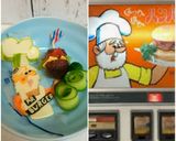 レトロ自販機ハンバーガー＊キャラ弁＊作り方1写真