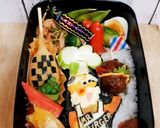 レトロ自販機ハンバーガー＊キャラ弁＊作り方3写真