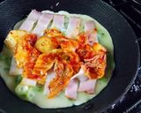 ネギ・キムチ焼き作り方3写真