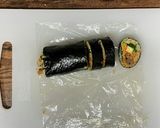 本技キムチの玄米韓国海苔巻・キンパブ作り方7写真