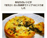 甘えびとほうれん草のキッシュ作り方10写真