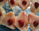 お弁当やおつまみに♪鶏胸肉の一口ピザ♪風作り方2写真