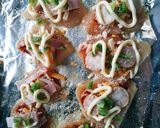 お弁当やおつまみに♪鶏胸肉の一口ピザ♪風作り方3写真