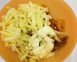 ☆簡単一品!厚揚げのキムマヨチーズ焼き☆作り方2写真