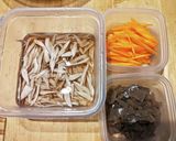 牛肉の入ったきんぴらごぼう作り方1写真