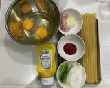 笄軒オムリターノ風 絶品 美味ナポリタン作り方1写真