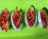 キムチdeおつまみ②キムチINかまぼこ作り方4写真