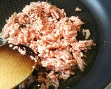簡単スタミナ☆長芋と豚挽肉のキムチ炒め作り方2写真