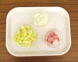 給食☆春キャベツのグラタン(お手軽編)作り方1写真