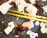 ズボラ巣ごもりささみ丼麻辣醬&新キャベツ作り方2写真
