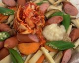 キムチと野菜の塩麹炒め作り方3写真