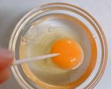 温泉たまごと食べるラー油の冷やしうどん作り方1写真