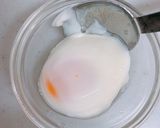 温泉たまごと食べるラー油の冷やしうどん作り方2写真
