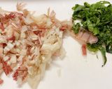 みょうがと大葉とポン酢でツナのおつまみ作り方1写真