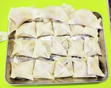 カリッもちっワンタン皮の簡単包まない餃子作り方6写真
