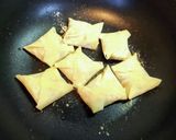 カリッもちっワンタン皮の簡単包まない餃子作り方9写真