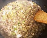 【時短】挽肉と白菜のあんかけ丼!作り方3写真