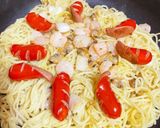 焼きそば　シーフードミックス塩味作り方6写真