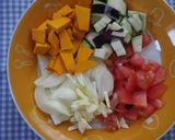 15分！ブリの夏野菜たっぷりソースかけ♪作り方1写真
