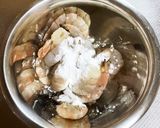 #春野菜 そら豆とたけのこのエビ卵とじ作り方2写真