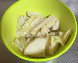 #春野菜 そら豆とたけのこのエビ卵とじ作り方3写真