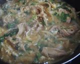 豚こまとほうれん草の卵とじ丼♪作り方5写真