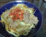 『本技キムチ』の豚キムチ焼きうどん作り方7写真