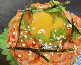 イカキムチ納豆のセルクル仕立て作り方4写真