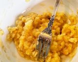 バター不要！HMでバナナとくるみのケーキ作り方1写真