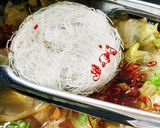 レタスと豚バラで四川風麻婆春雨作り方3写真