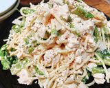 明太子と豆腐レタスのヘルシー冷製パスタ作り方10写真