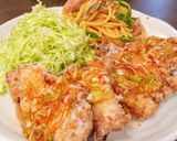 スイートチリでエスニック風油淋鶏♡作り方5写真