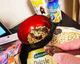 きな粉大豆デーツ　きな粉大豆レーズン作り方3写真