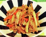 豚のきんぴら丼作り方7写真