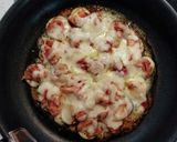 簡単おつまみ☆キムチーズッキーニ焼き♪作り方8写真