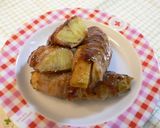 さつまいもの豚肉巻～しょうが焼き風～作り方7写真