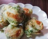 ゆで卵で竹輪の磯辺揚げ*･ポテサラも★作り方15写真