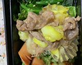 今日のお弁当　5.20 豚肉とキャベツ作り方2写真