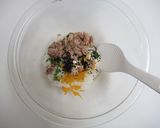 おにぎらず★サバ缶+大葉作り方4写真