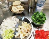 春野菜と低糖質ギョーザのリボリータ風作り方1写真