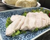 放置するだけ!簡単しっとり胸肉*茹で鶏作り方4写真