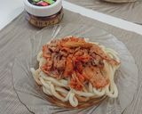 豚キムチうどん作り方2写真
