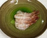 幻のガサエビの刺身と味噌汁 (越前エビ)作り方5写真