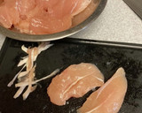 【玉ねぎ麹】ささみとキャベツの蒸し炒め作り方1写真
