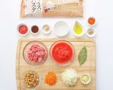 おうちで簡単☆チリコンカンのライスパスタ作り方3写真