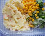なめらか!ポテトサラダ♪カニカマ&コーン作り方5写真
